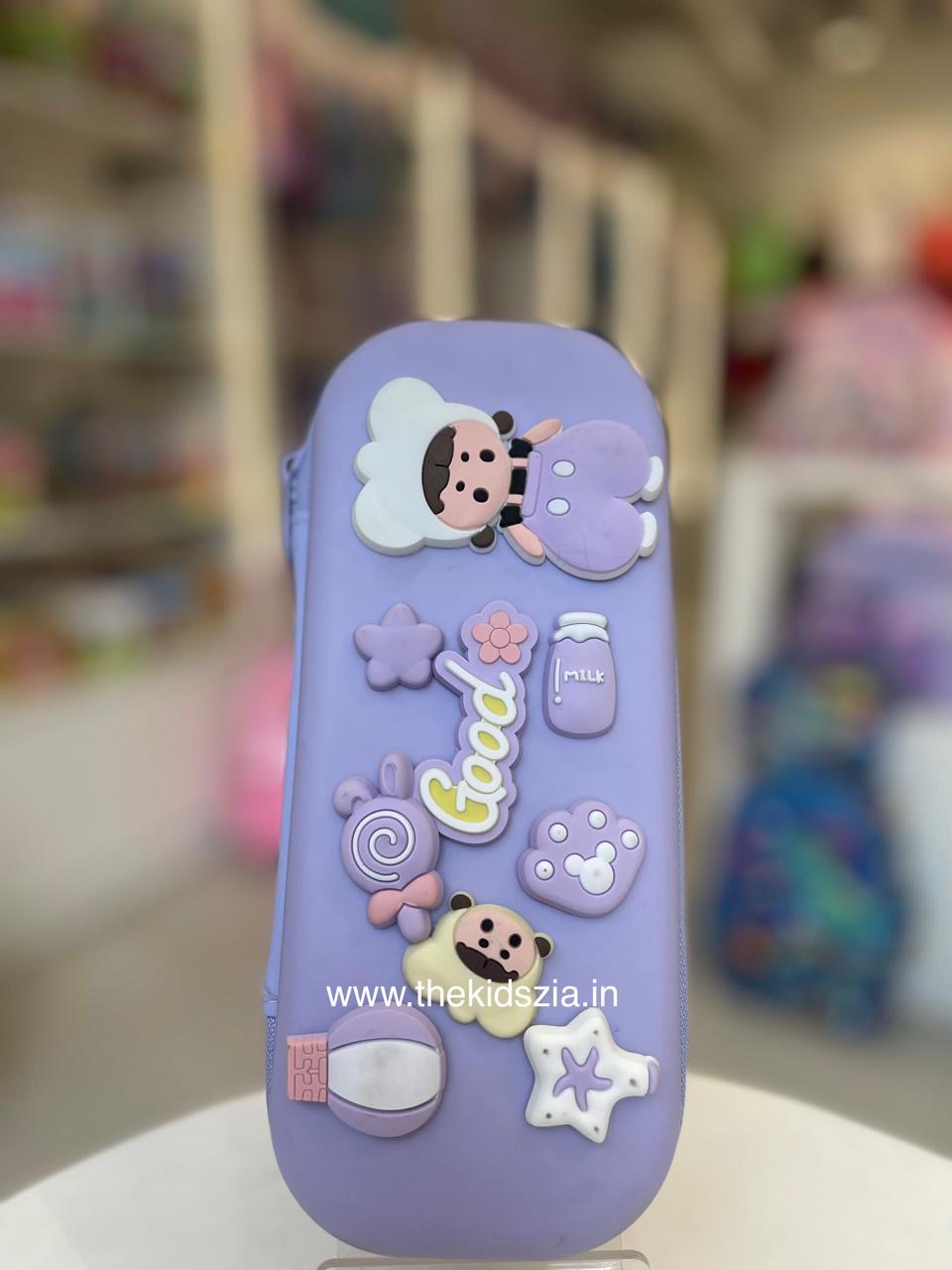 Premium Purple Crocs Pencil Pouch