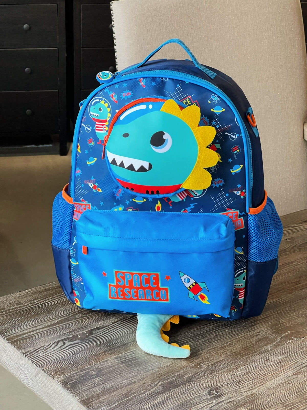 3d Dino School Bag