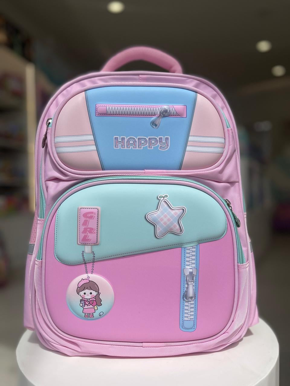 18 inches Happy Backpack Girls