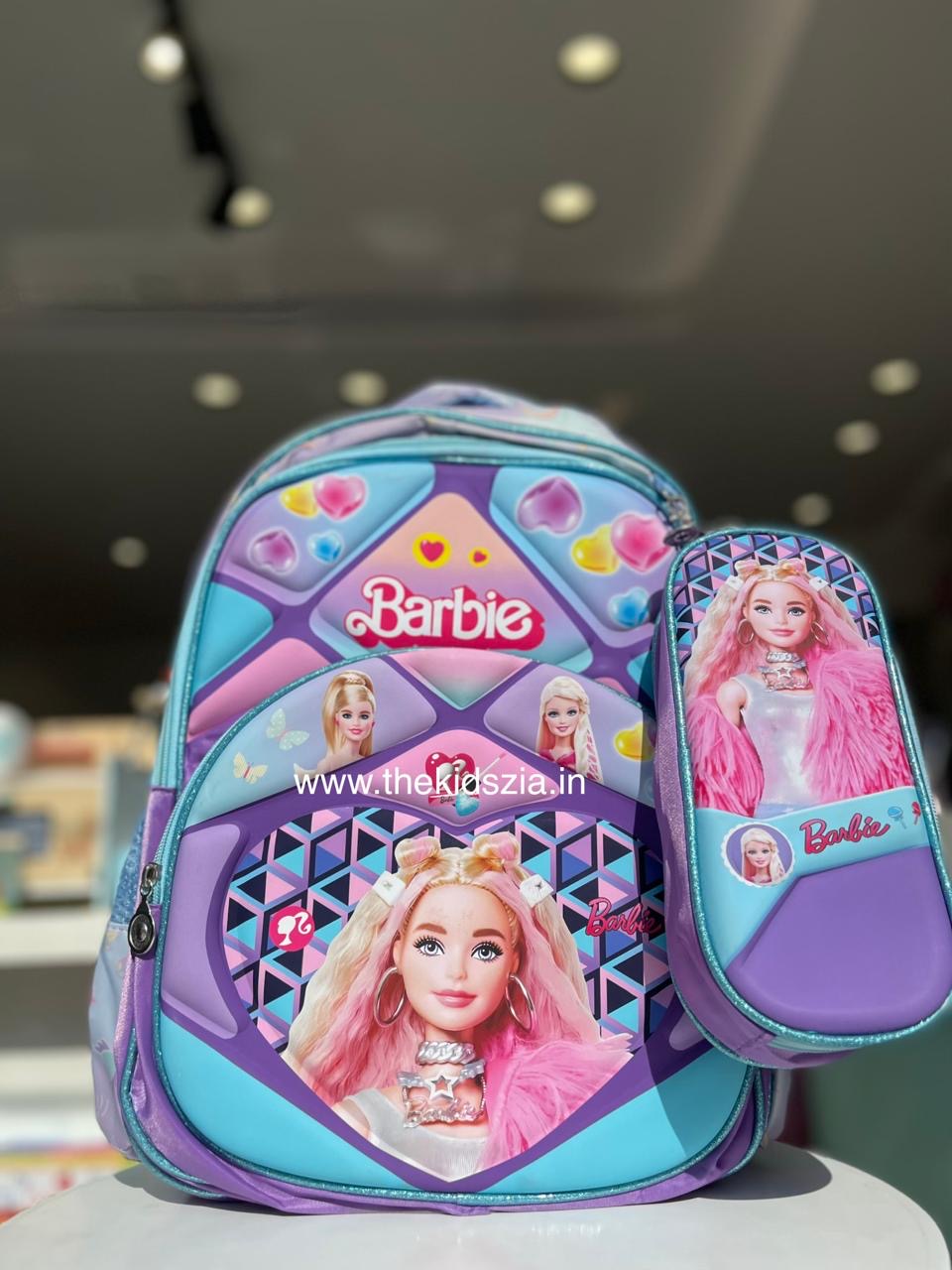 16 inches Barbie Backpack with Pouch