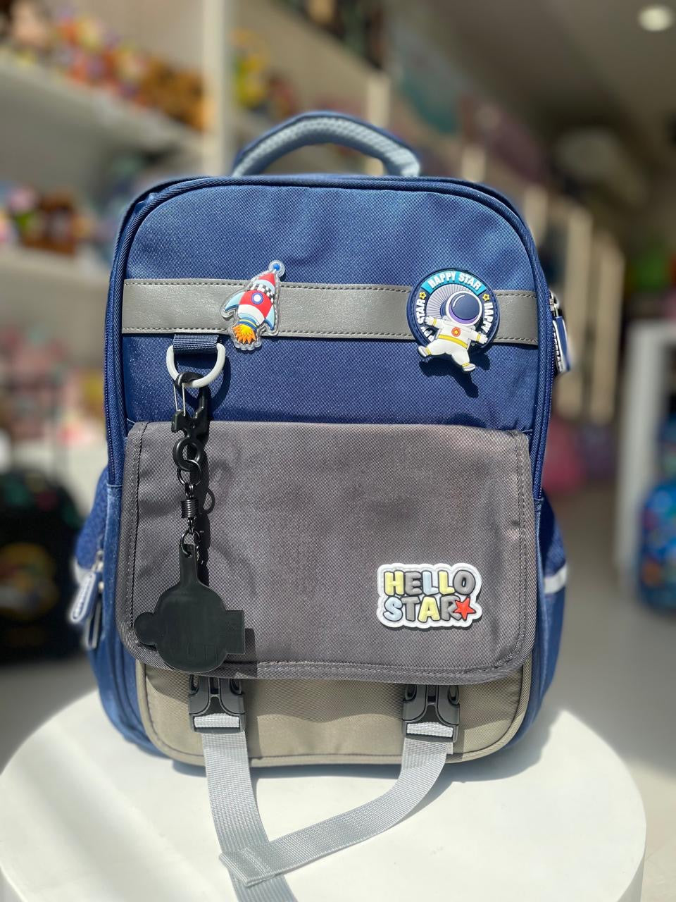 Boys Bag with Charm 19 inches