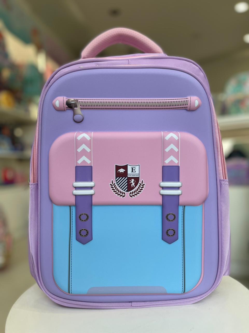 17 inches purple logo Backpack