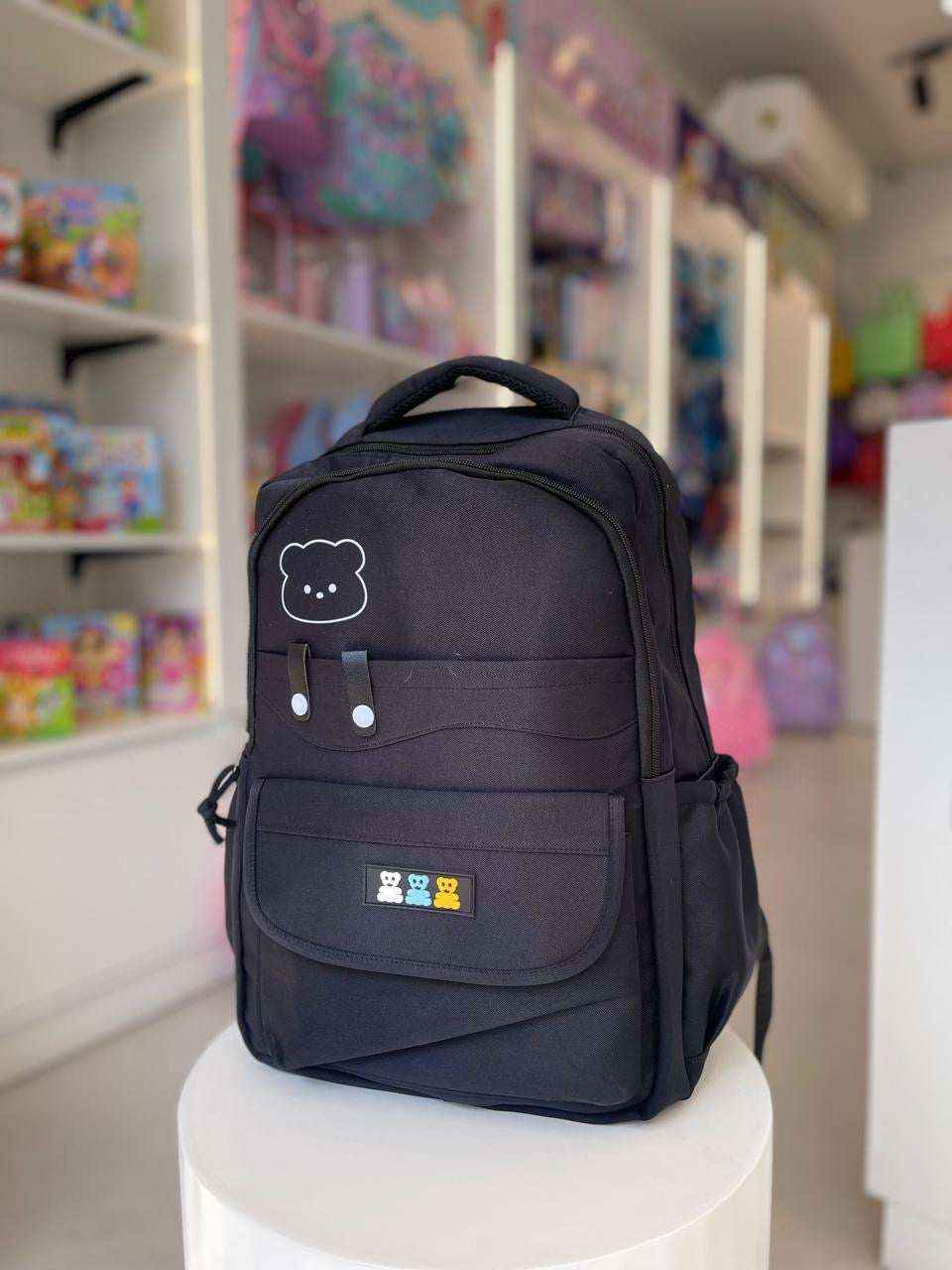 Teddy Black 19 inches Bag