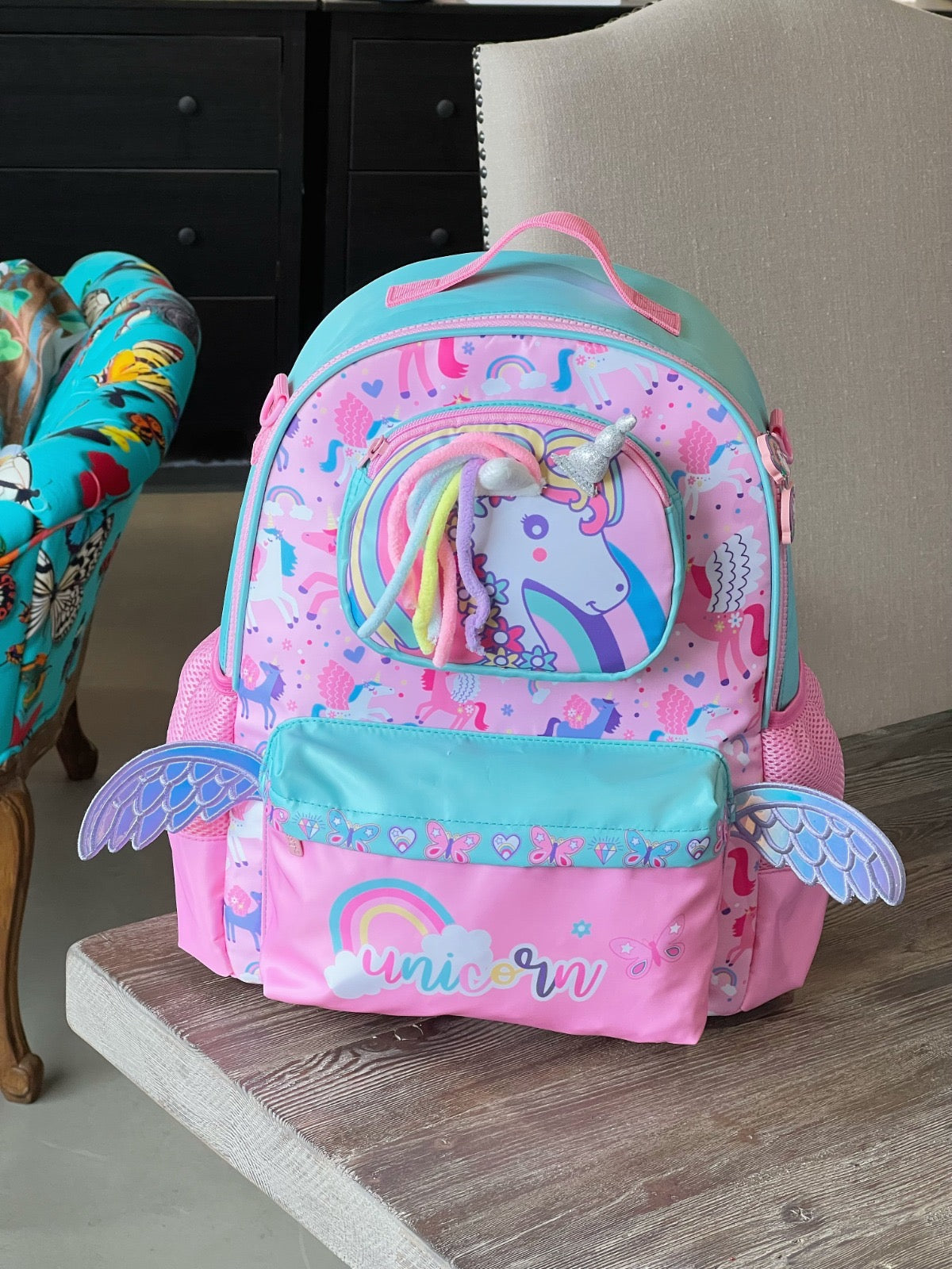 3d Unicorn School Bag