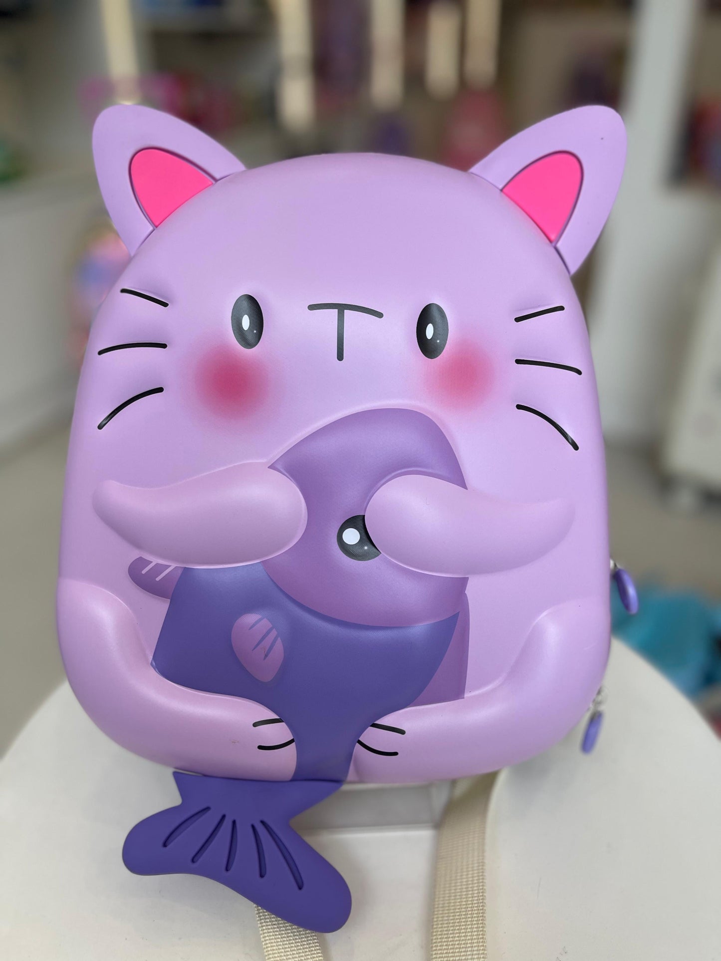 Purple Cat Backpack