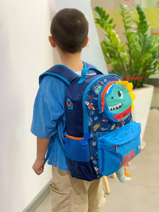 3d Dino School Bag
