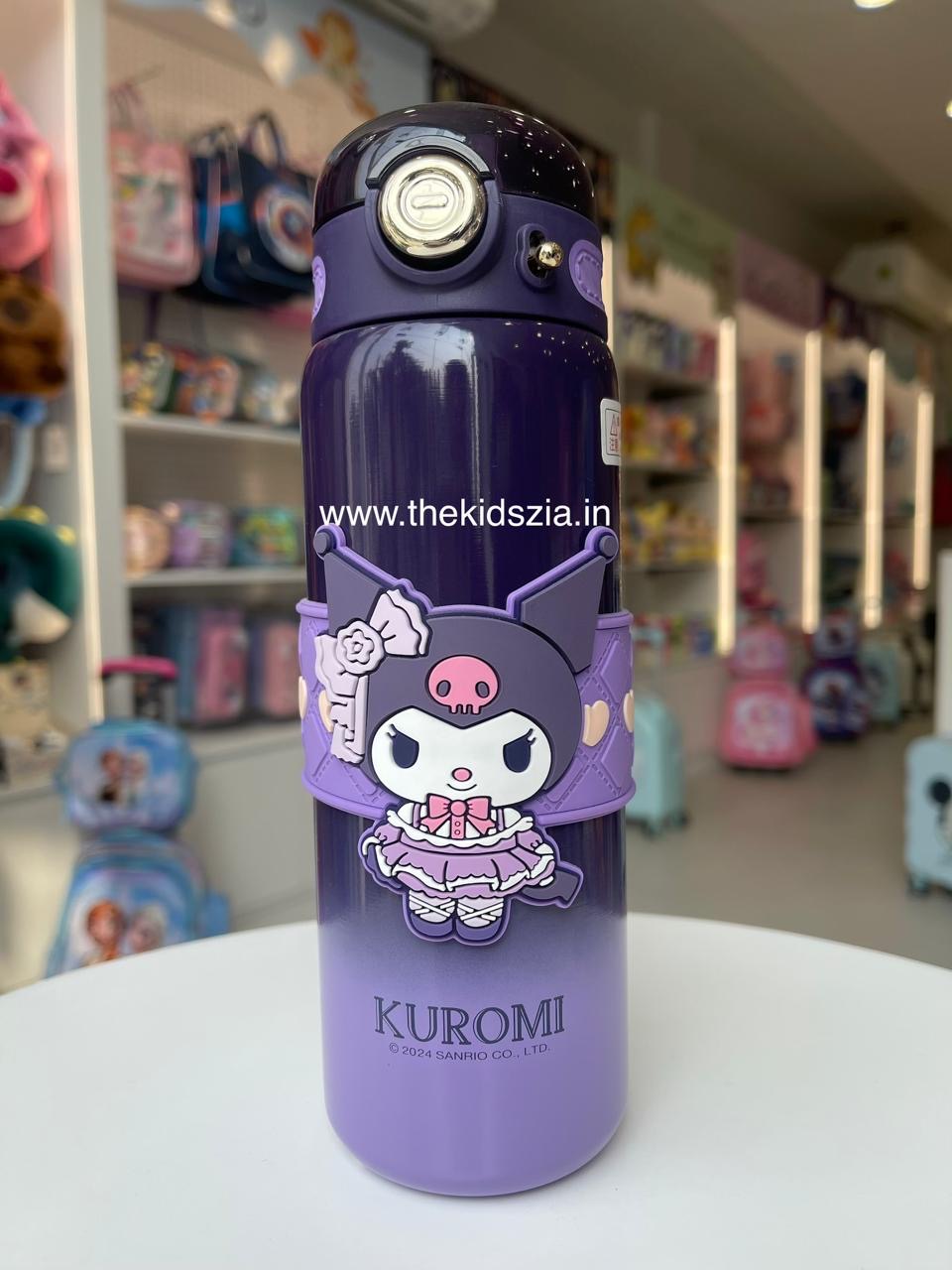Premium Purple Kuromi Sipper Bottle