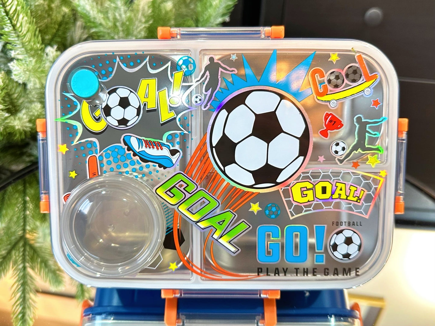 Stainless Steel Football Lunch Box