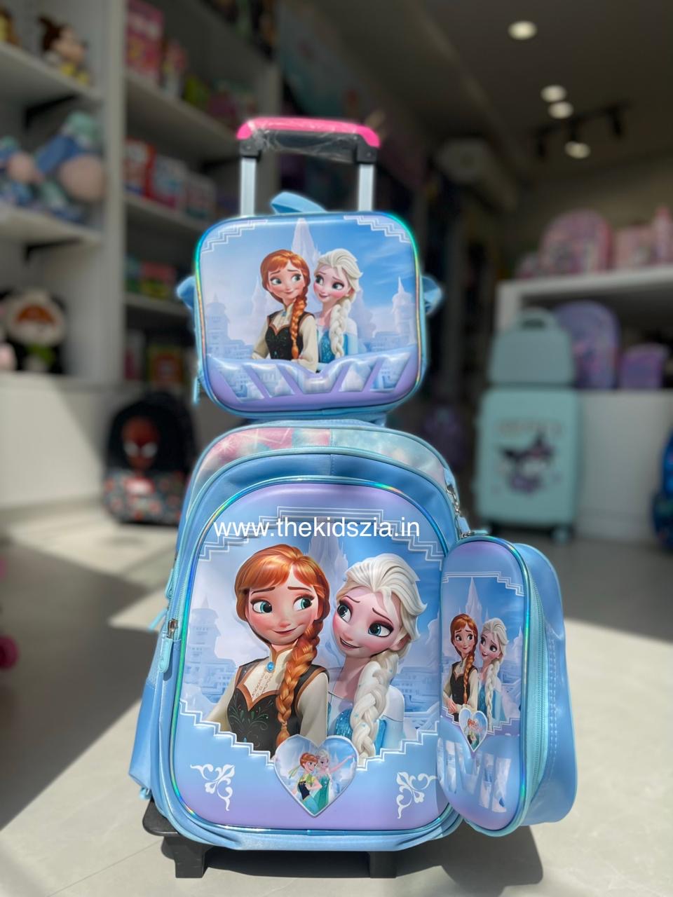 3 piece 17 inches Frozen Backpack Set