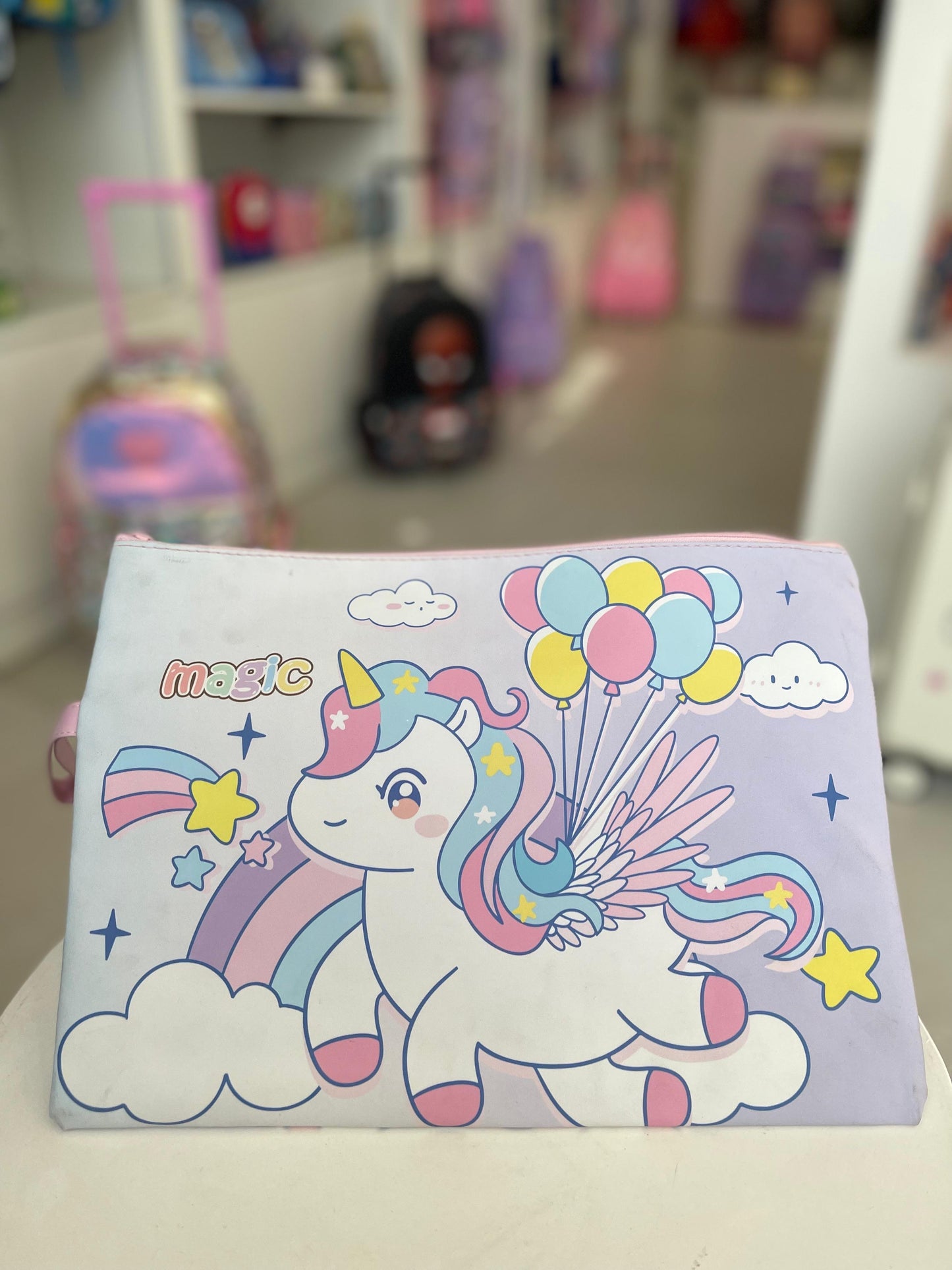 Large A4 Pouch Unicorn