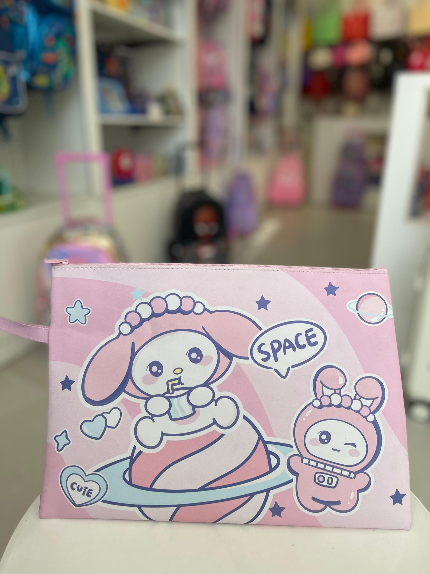 Large A4 Pouch Pink