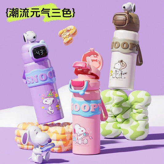 Dual Cap insulted Snoopy Bottle
