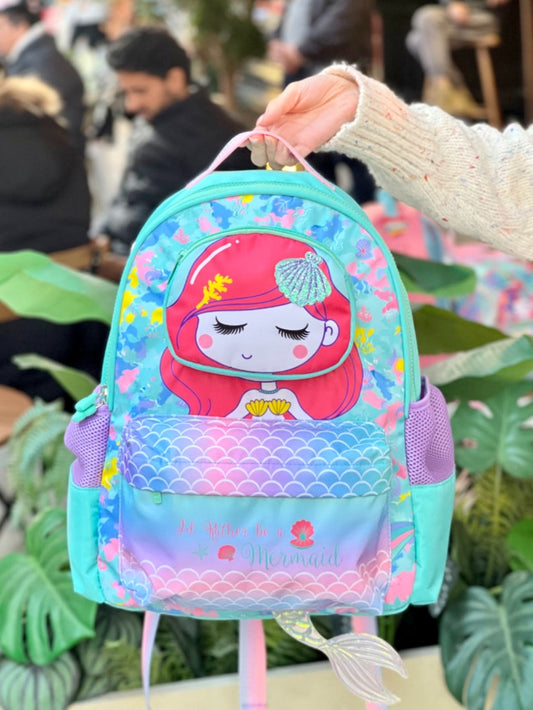 3d Mermaid School Bag