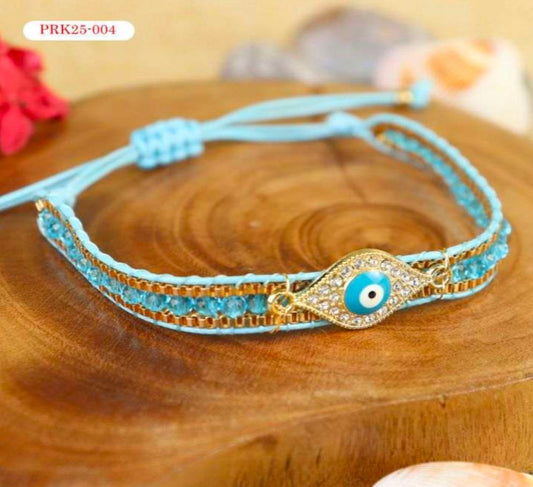 Premium Evil Eye Beaded Rakhi