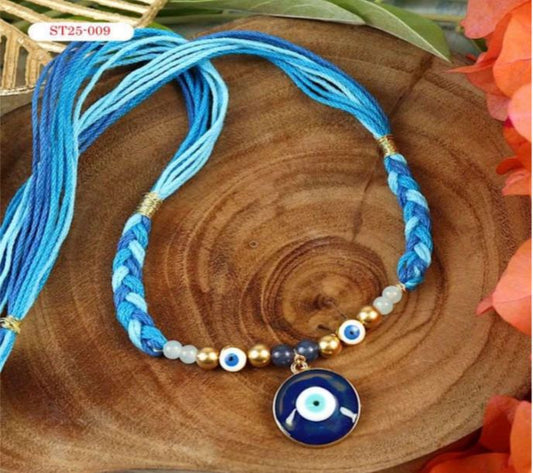 Evil Eye Knotted Rakhi