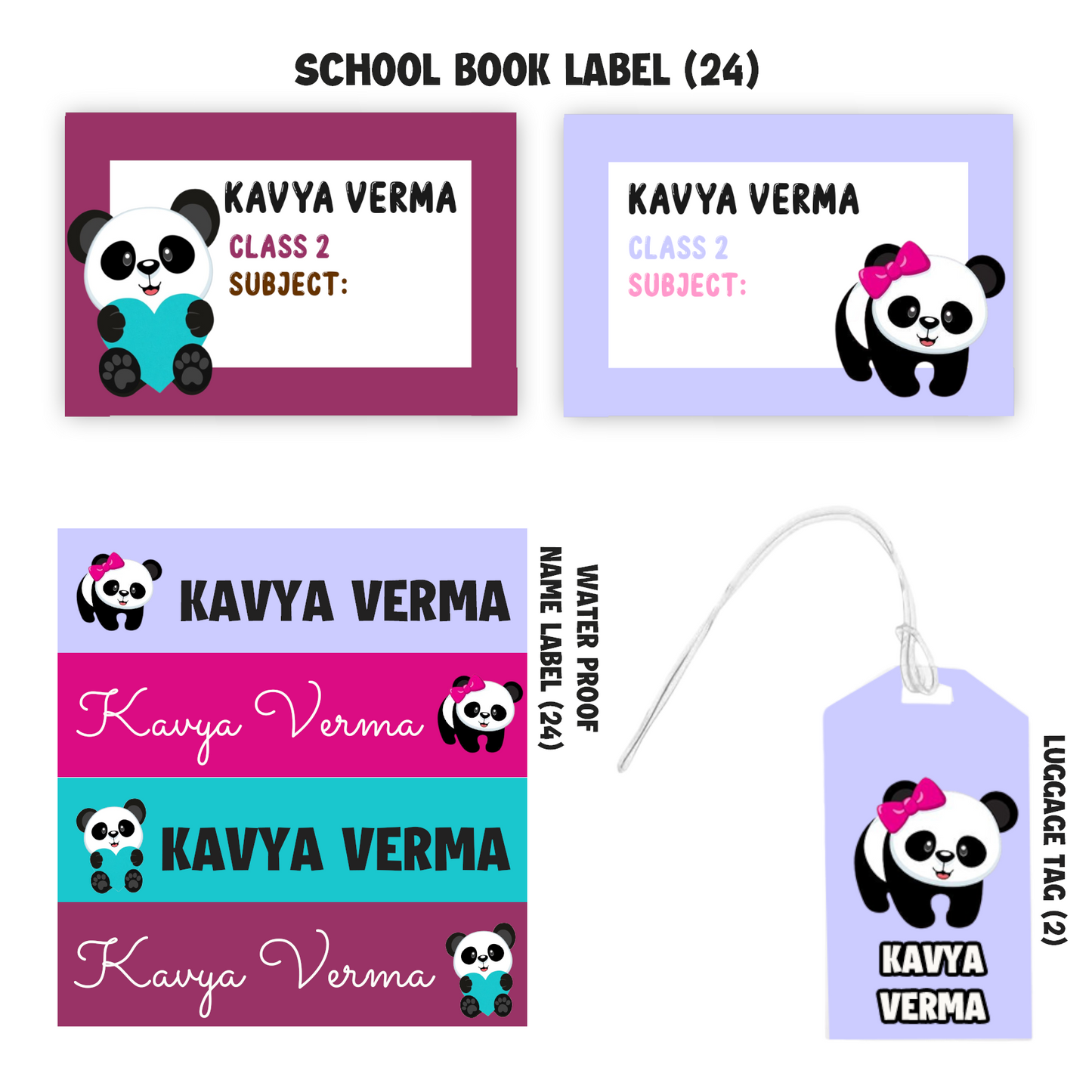 Panda School Essentials Combo