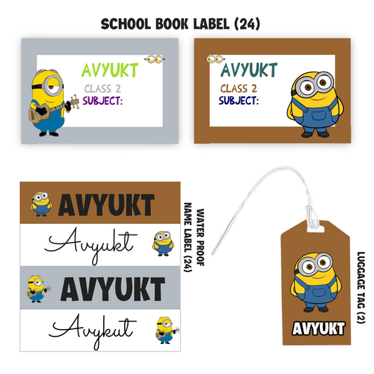 Minions School Essentials Combo