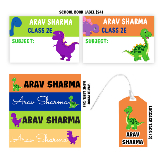 Dino School Essentials Combo