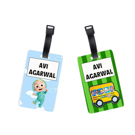Cocomelon Bag Tags-Set of 2
