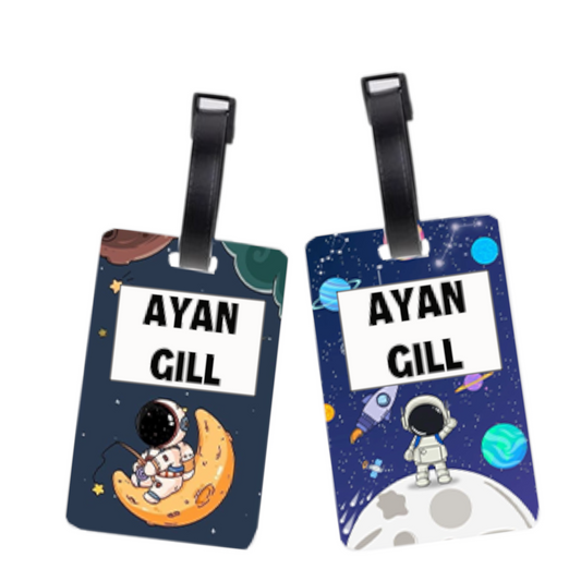 Space  Bag Tags-Set of 2