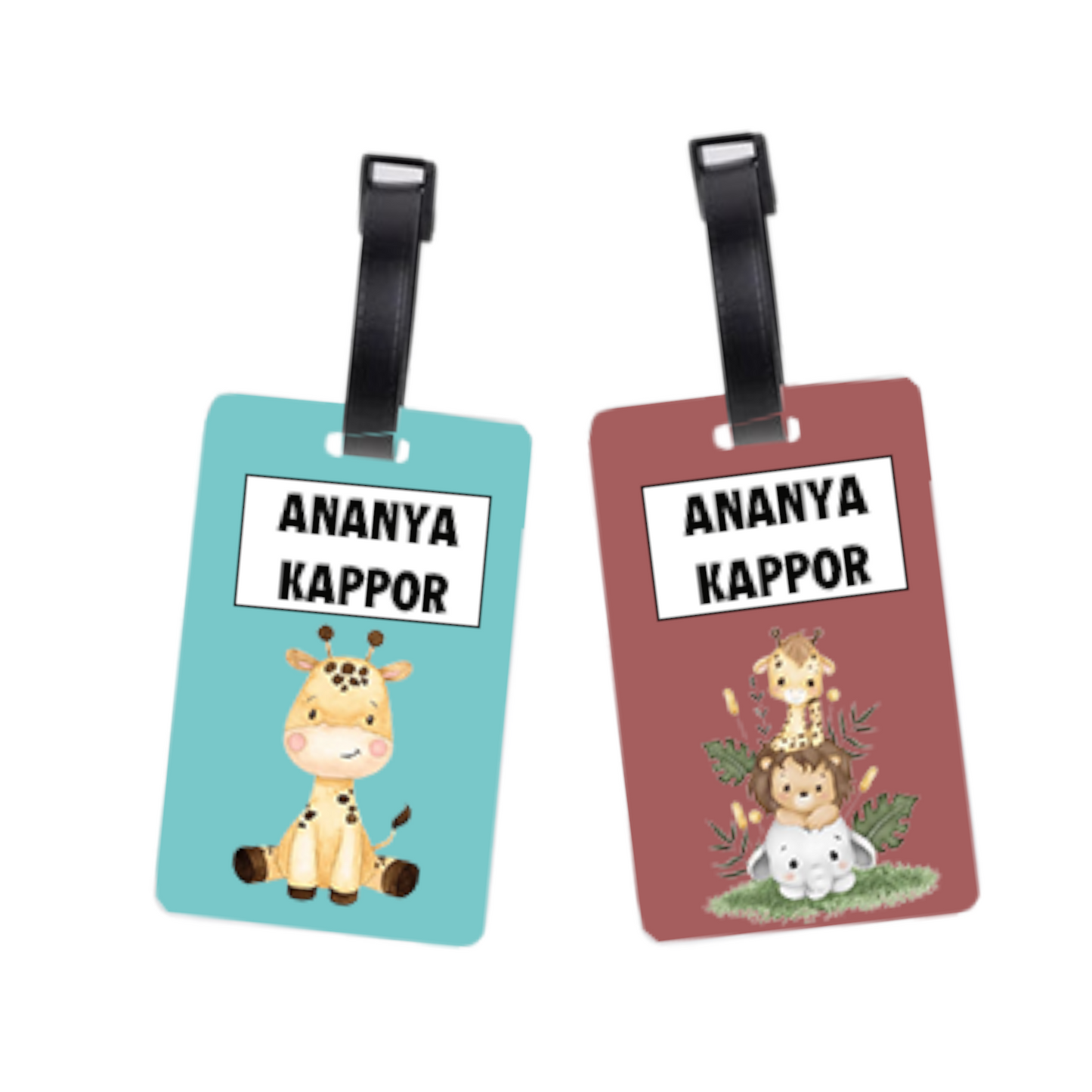 Cute Animal Bag Tags-Set of 2