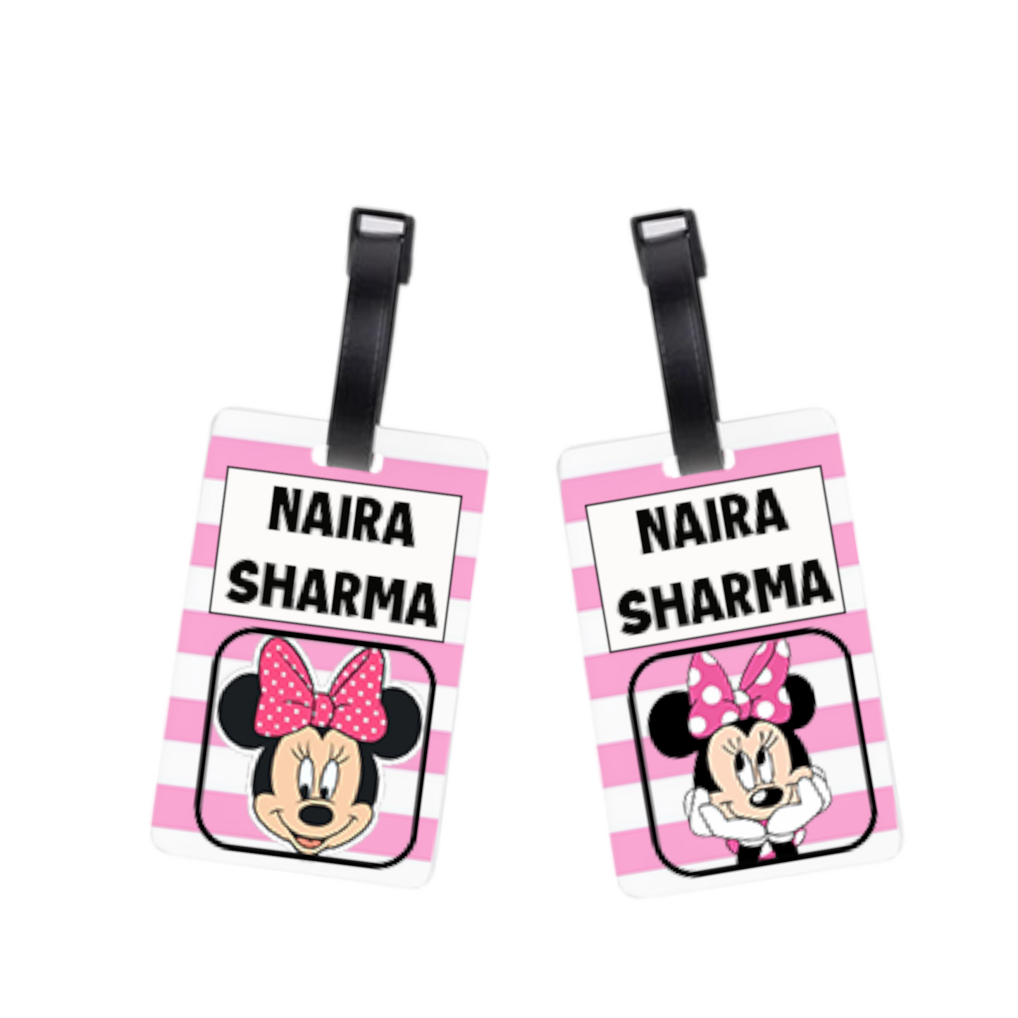 Minnie Mouse Bag Tags-Set of 2