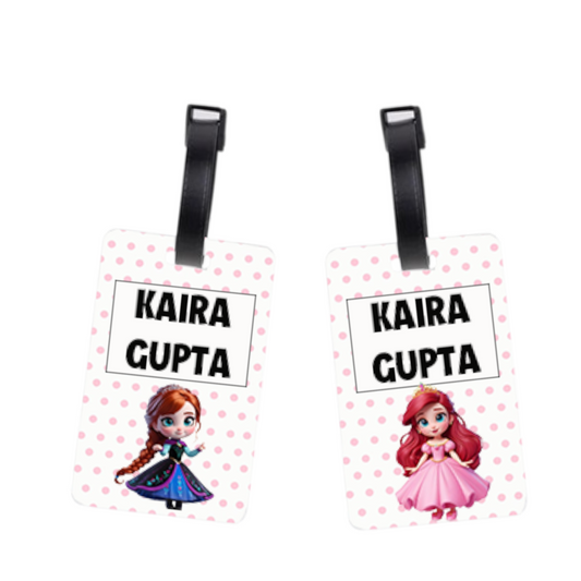 Princess Bag Tags-Set of 2