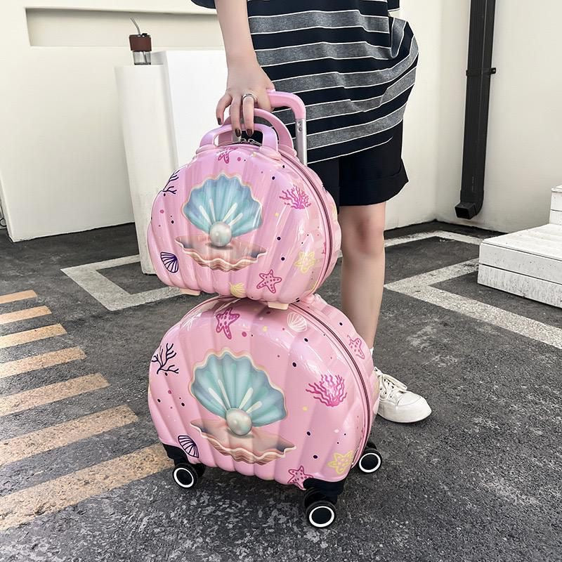 Mermaid Sea shell Trolley Bag Combo