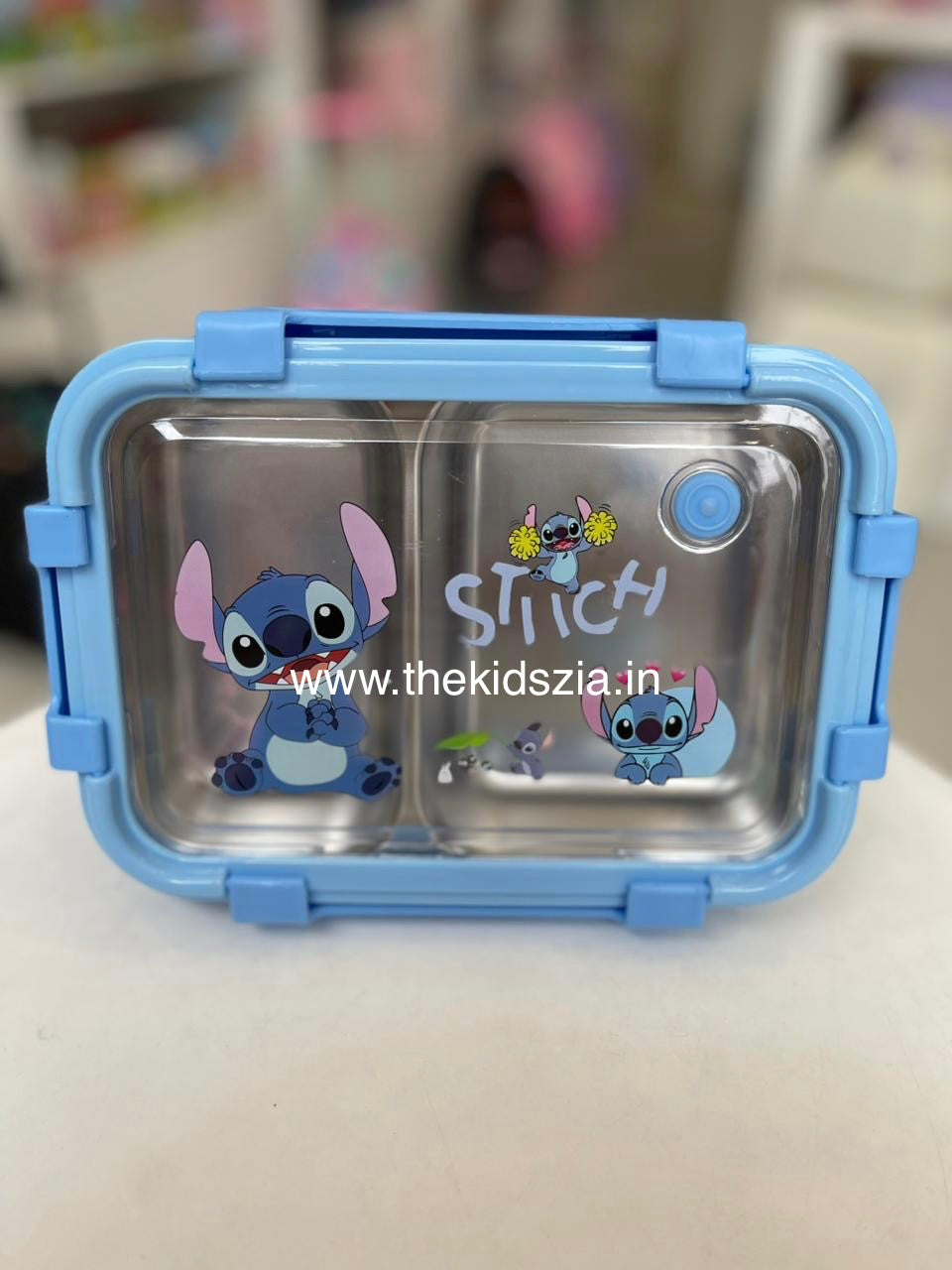 Stitch 2 grid Lunch Box