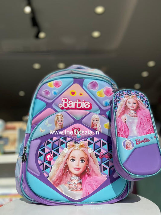 16 inches Barbie Backpack with Pouch