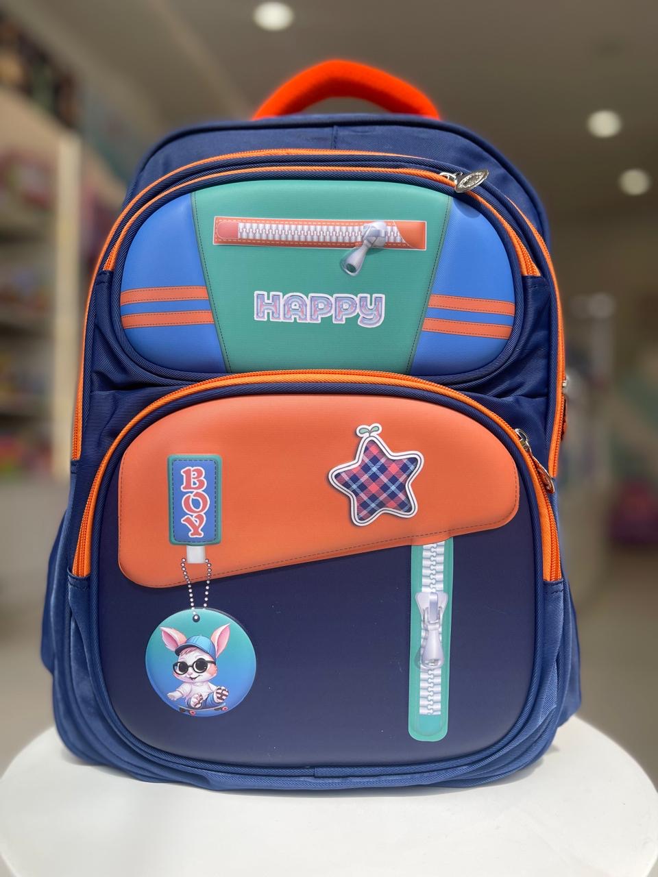 18 inches Happy Backpack Boys