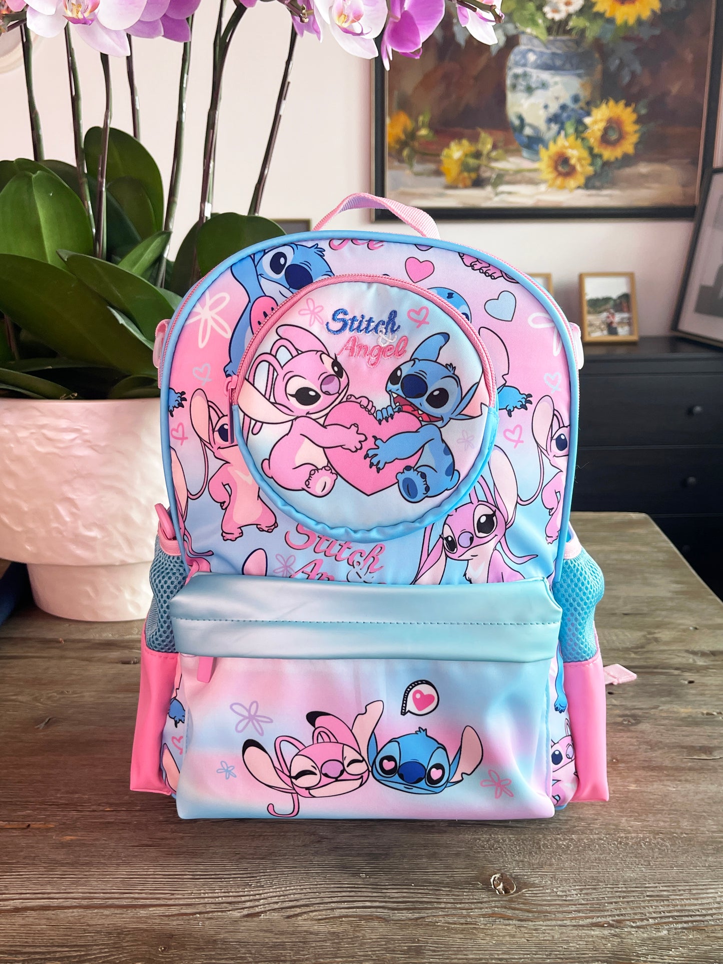 16 Inches Blue Backpack