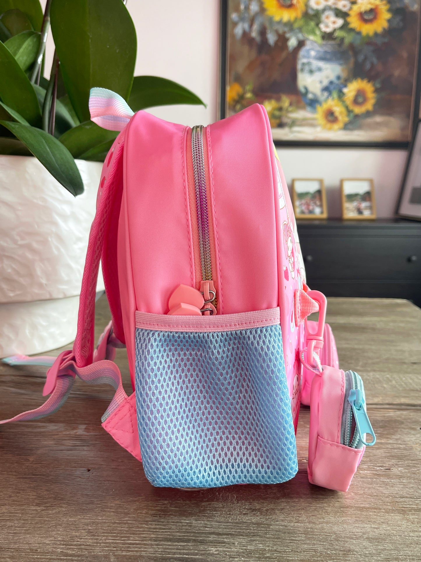 Pink Toddler Backpack 8 inches