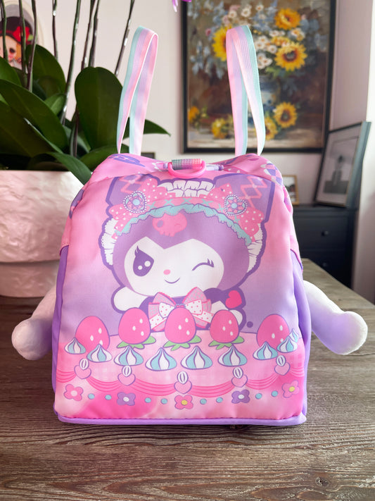 Purple Large Duffle Bag