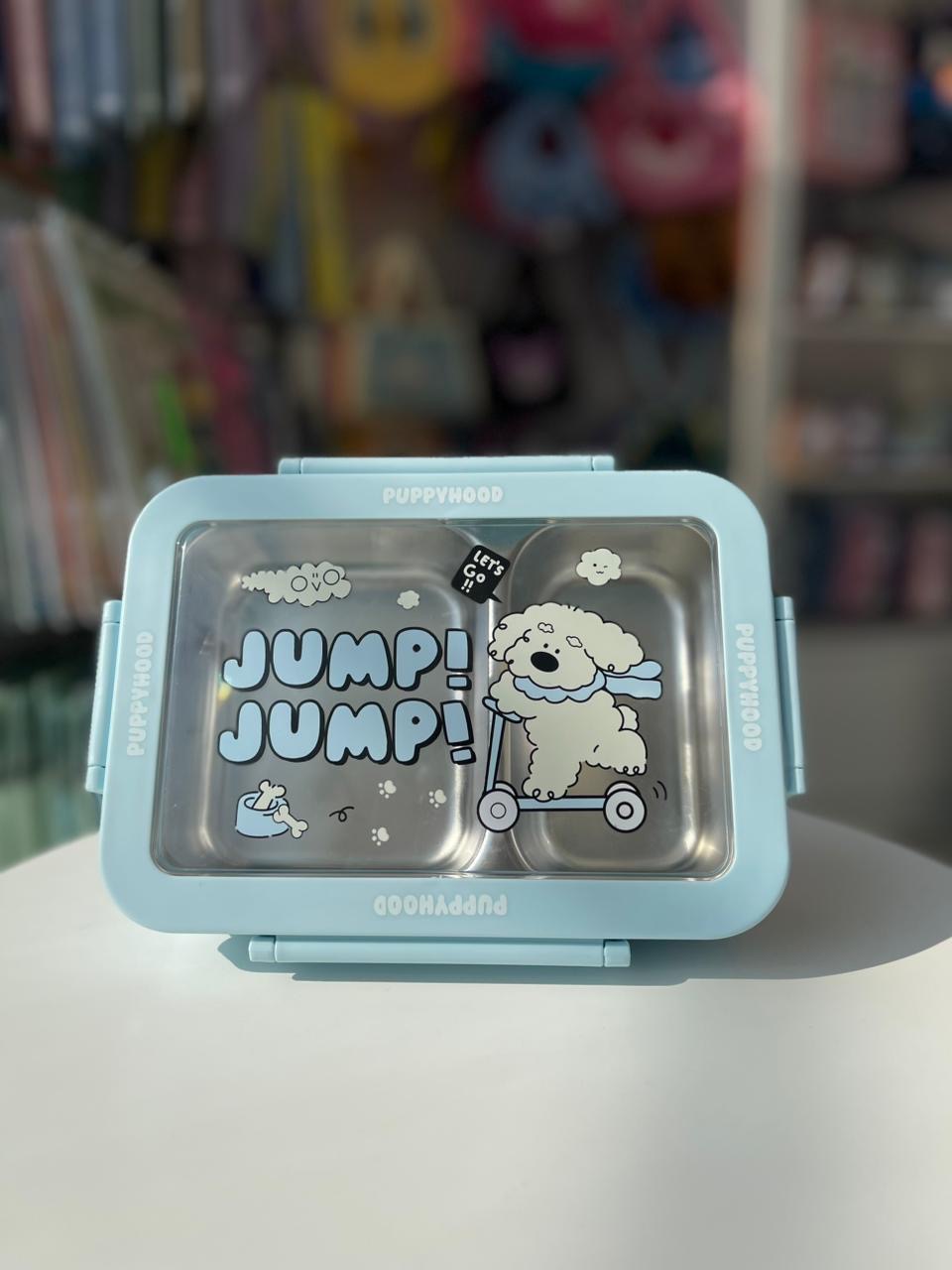 Blue jump Lunch box