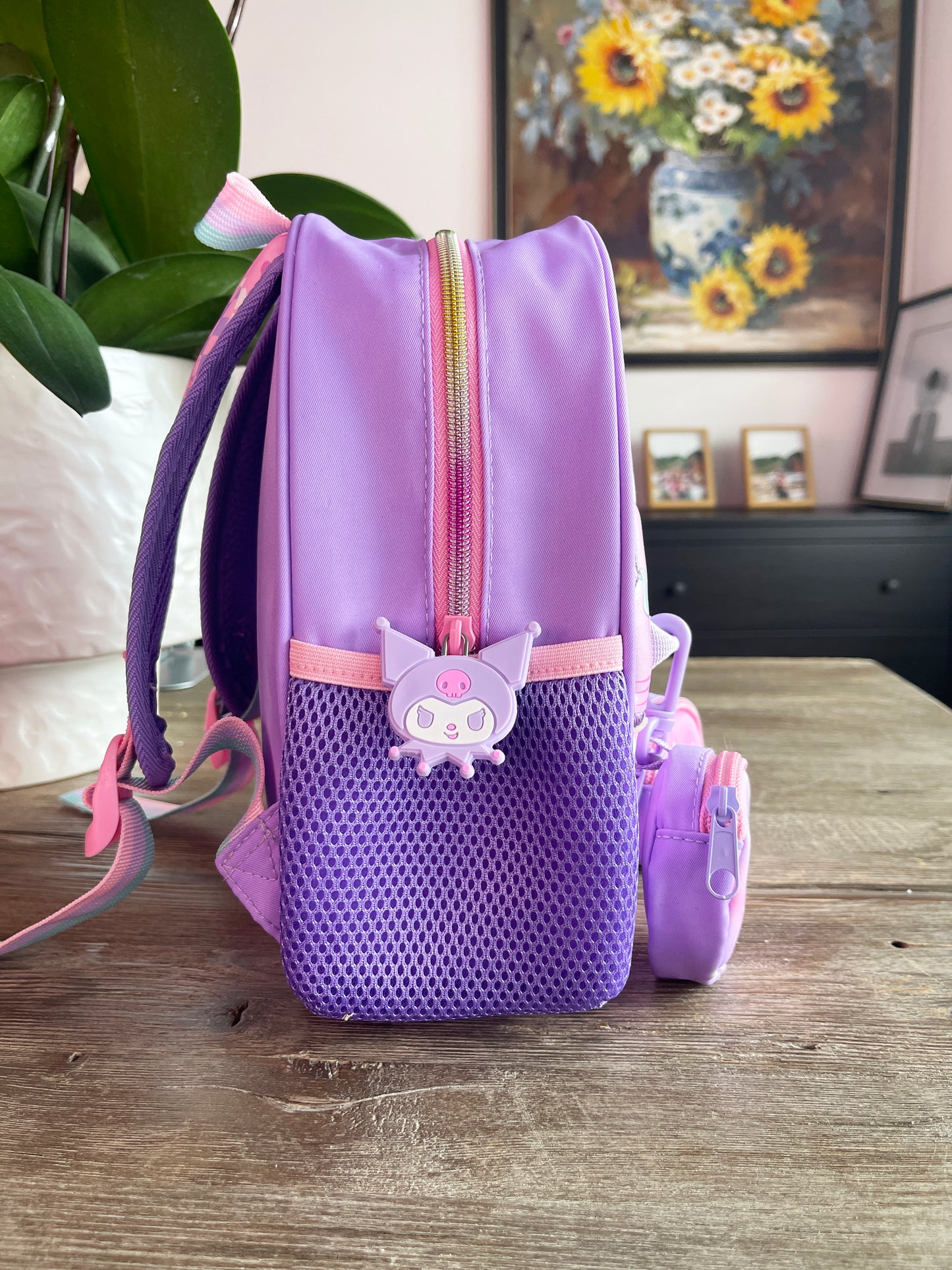 Purple Toddler Backpack 8 inches