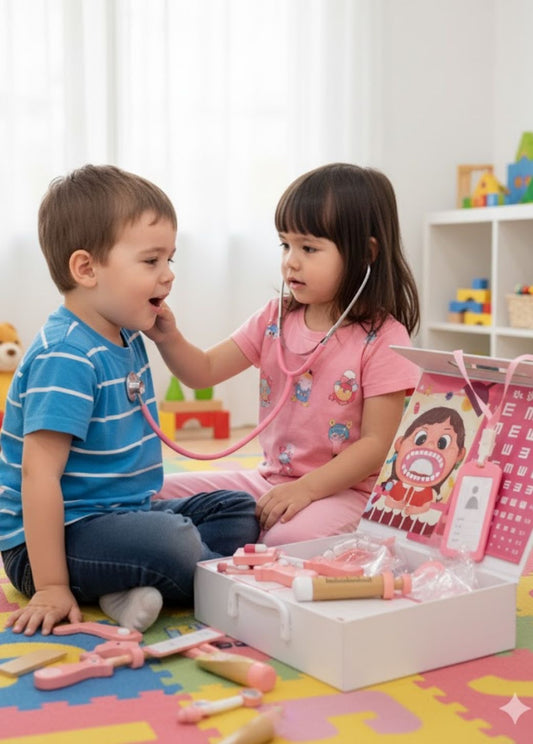 Pretend and Play wooden Dentist Set