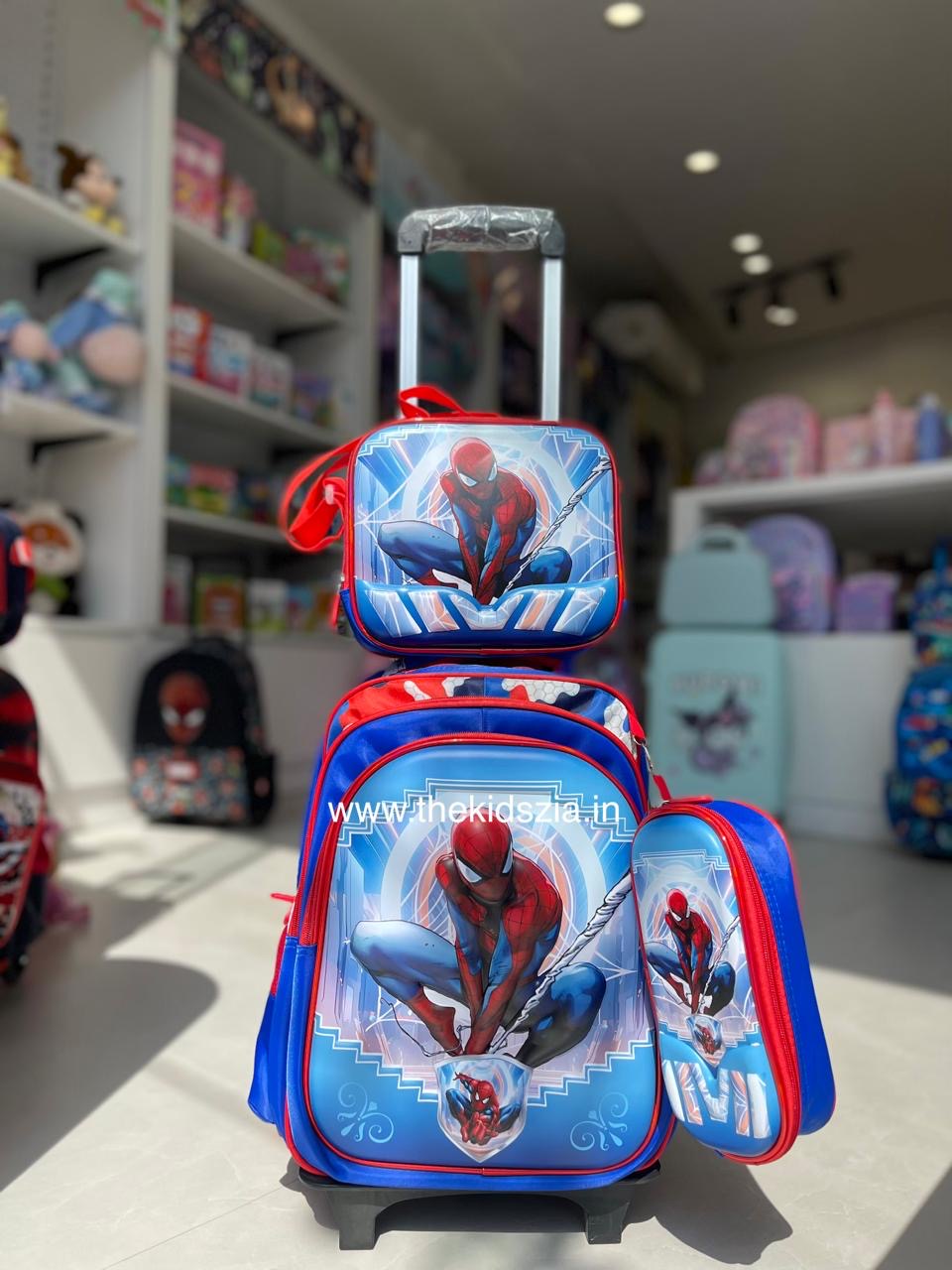 3 piece 17 inches Spiderman Backpack Set
