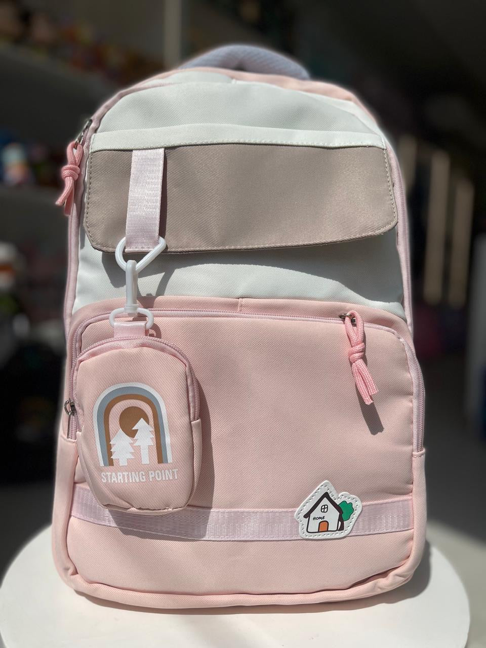 SP Pink 19 inches School Bag