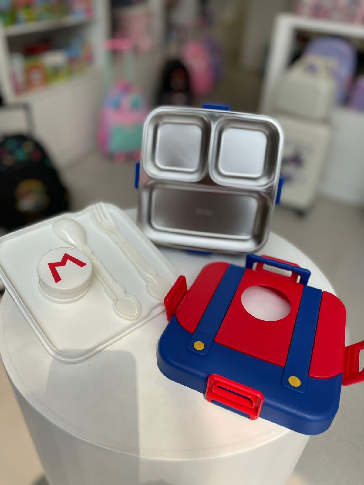 Mario Lego lunch box with small box