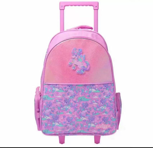 Unicorn Original Smiggle Large Trolley Backpack