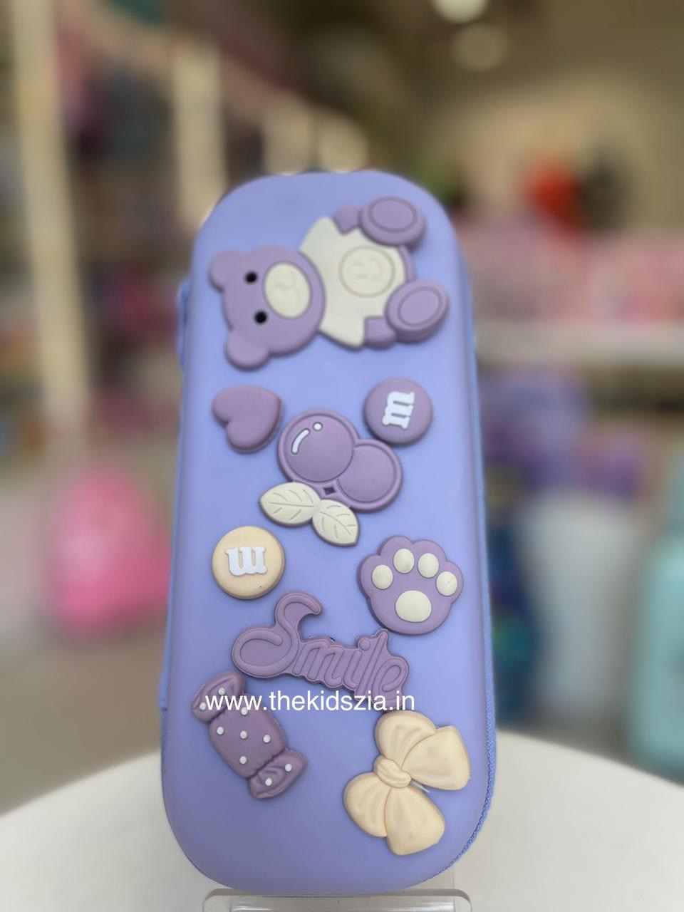 Premium Purple Crocs Pencil Pouch
