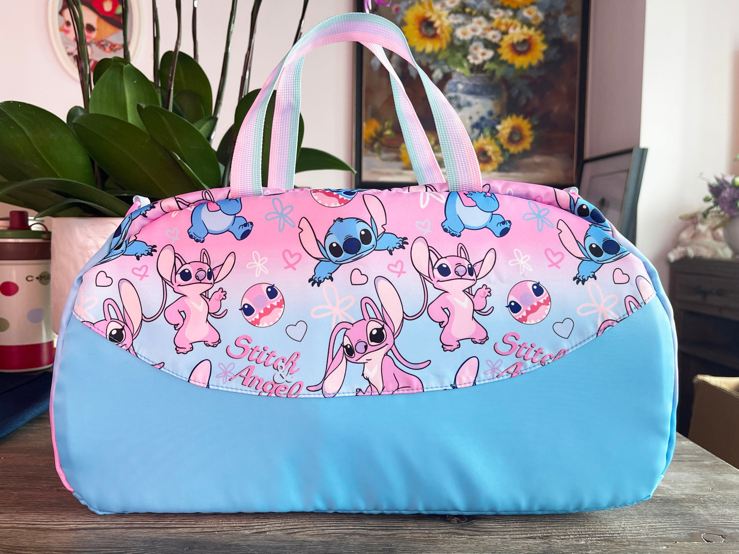 Blue Large Duffle Bag
