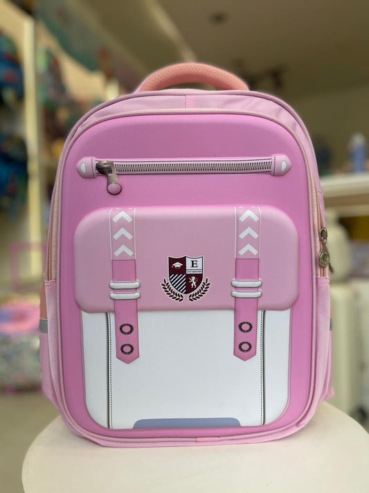 17 inches pink logo Backpack