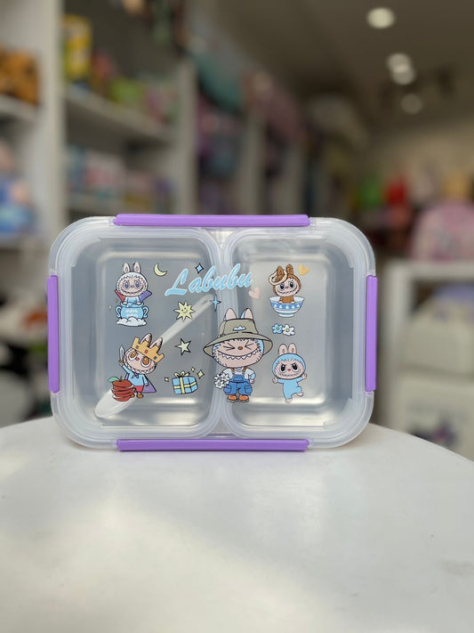 Labubu 2 grid Lunch Box