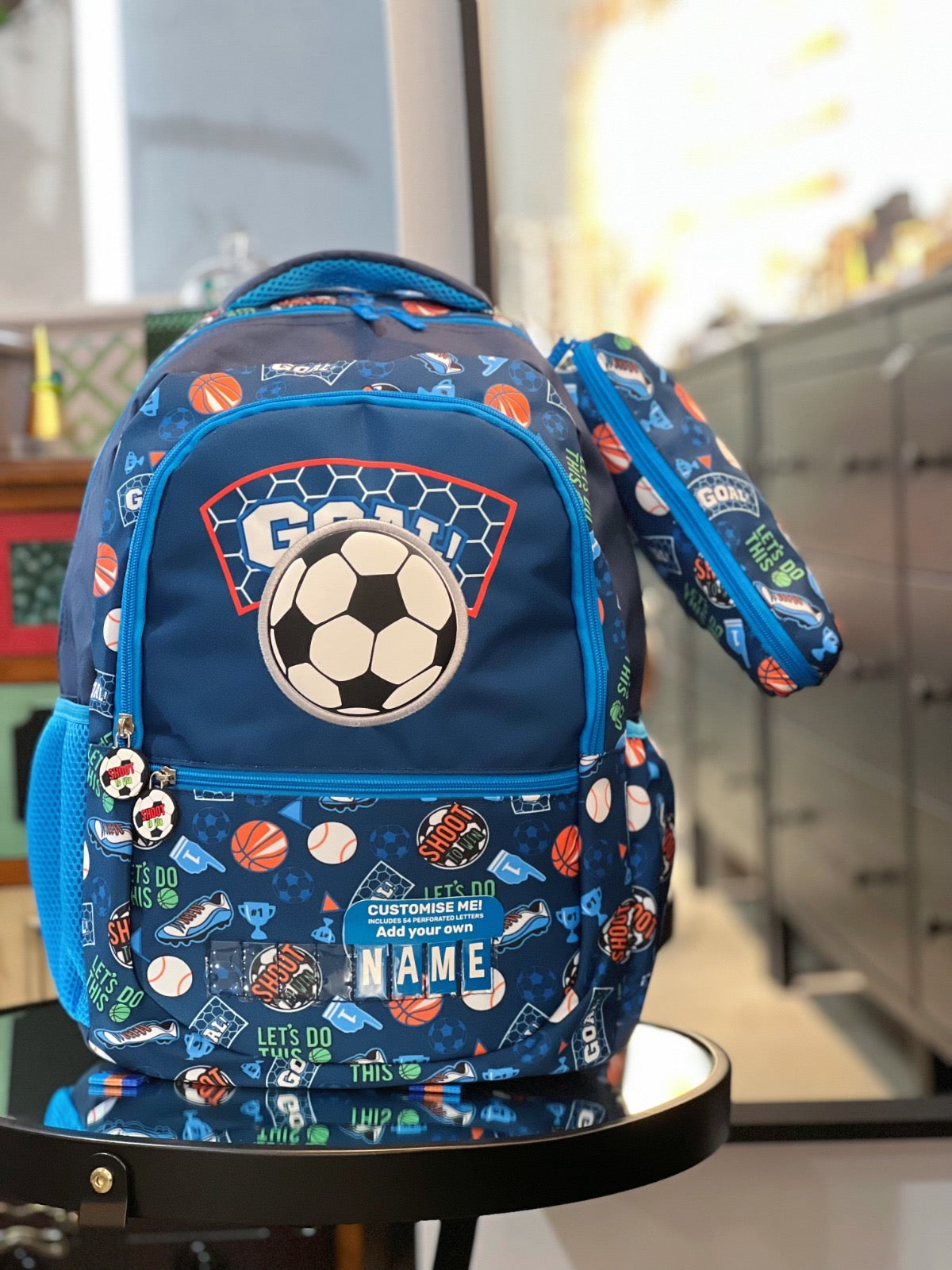 Large Football School Bag