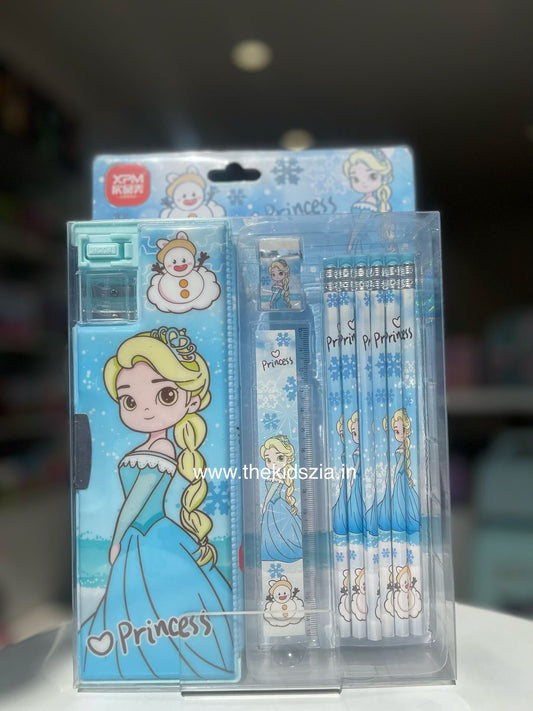 Frozen Pencil Box and Pencils Set