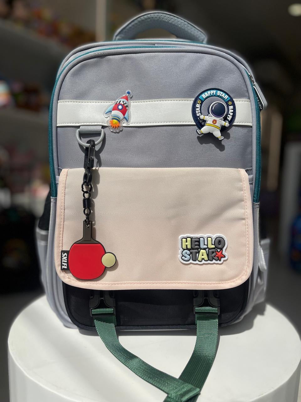 Boys Bag with Charm 19 inches