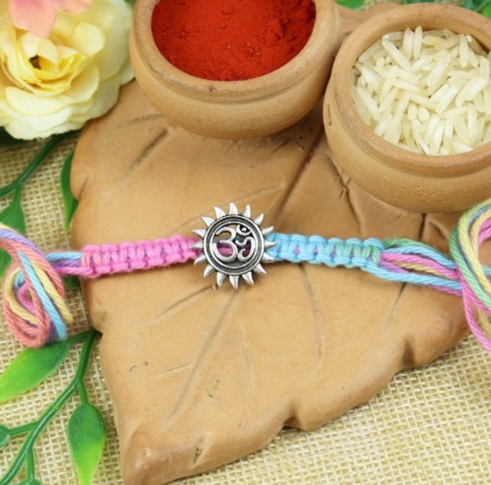 Om Braided Rakhi