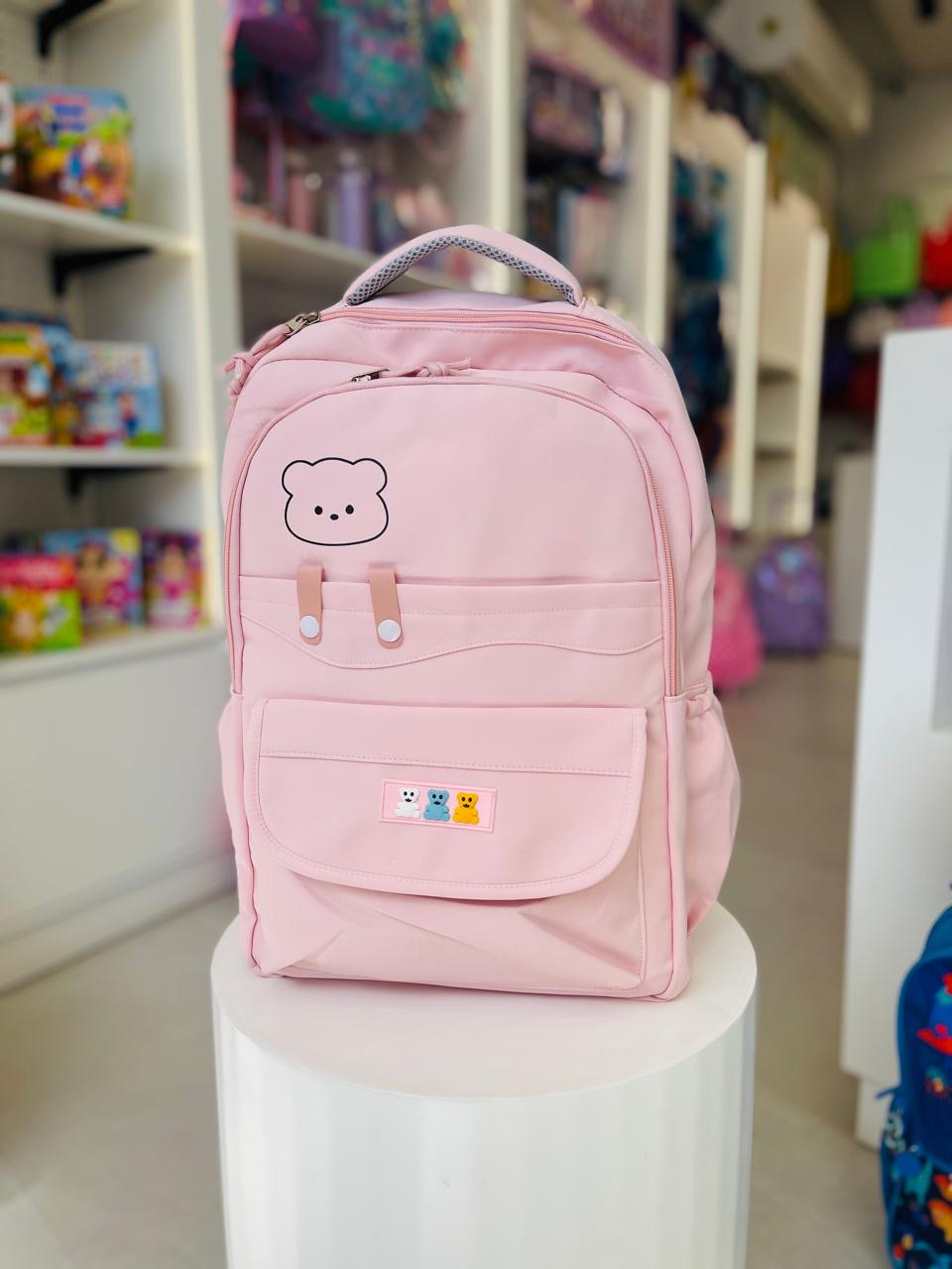 Teddy Pink 19 inches Bag